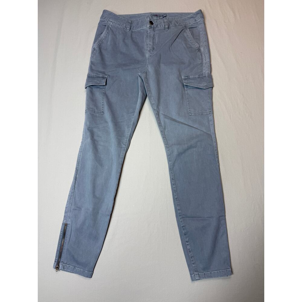 Womens Vineyard Vines Cargo Pants Size 8 Gray‎ Stretch Ankle Zip